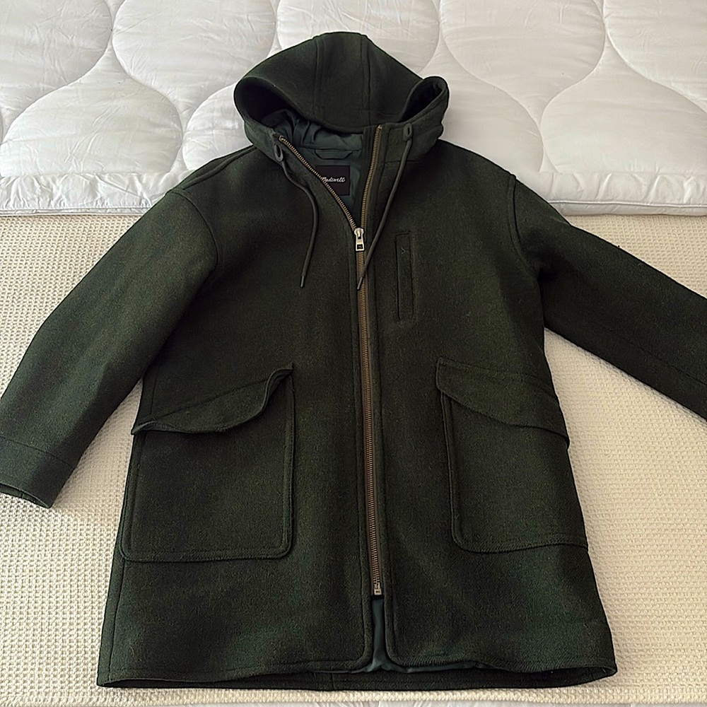 Madewell peacoat jacket with hood